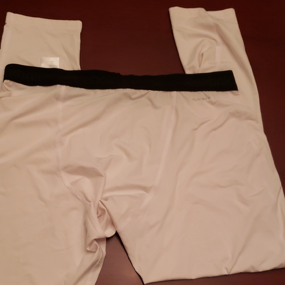 Reebok Beige Sweatpants with Black Waistband